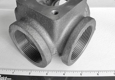 cast iron threaded part